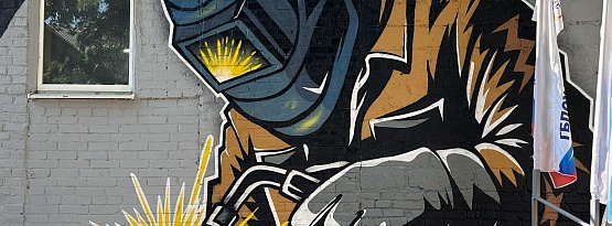 Открытие площадки для демонстрационного экзамена по профессии "Сварщик"