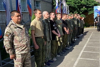 Дан старт военно‑полевым сборам для юношей нашего техникума! 